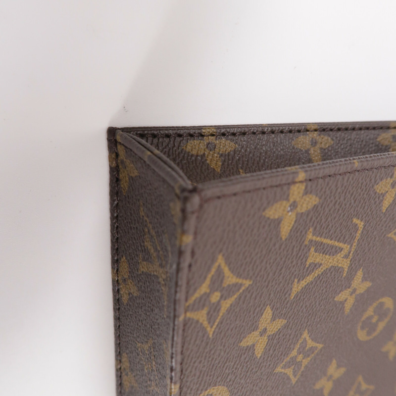 LOUIS VUITTON Monogram Petit Sac Plat手挽肩背兩用袋-10