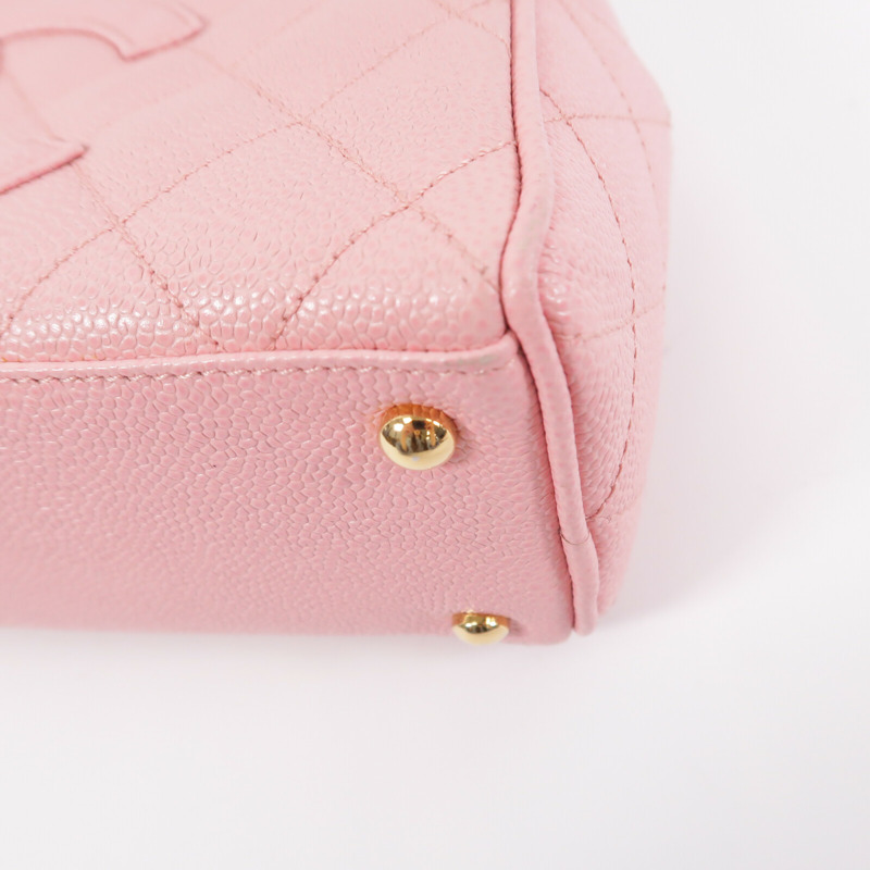 CHANEL 牛皮皮革Vintage Mini Boston Bowing Bag手挽袋-10