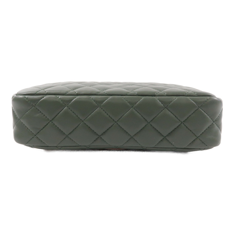 CHANEL 羊皮皮革Two-Tone Cuba Flap Bag鏈帶肩背袋-3