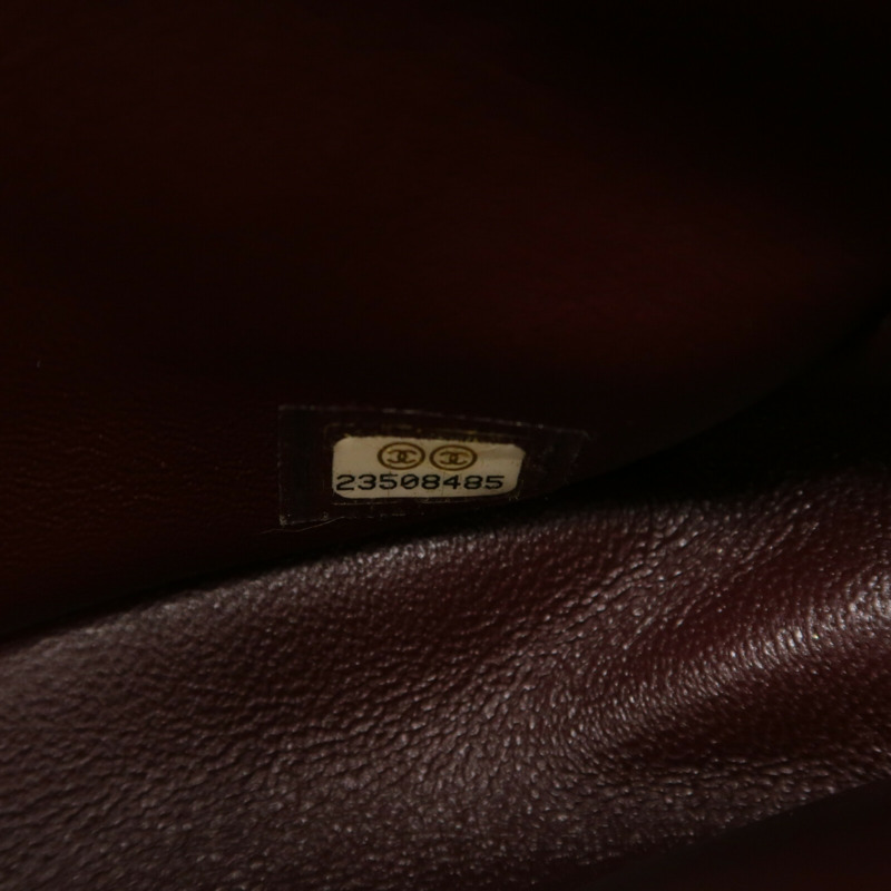 CHANEL 羊皮皮革Two-Tone Cuba Flap Bag鏈帶肩背袋-7