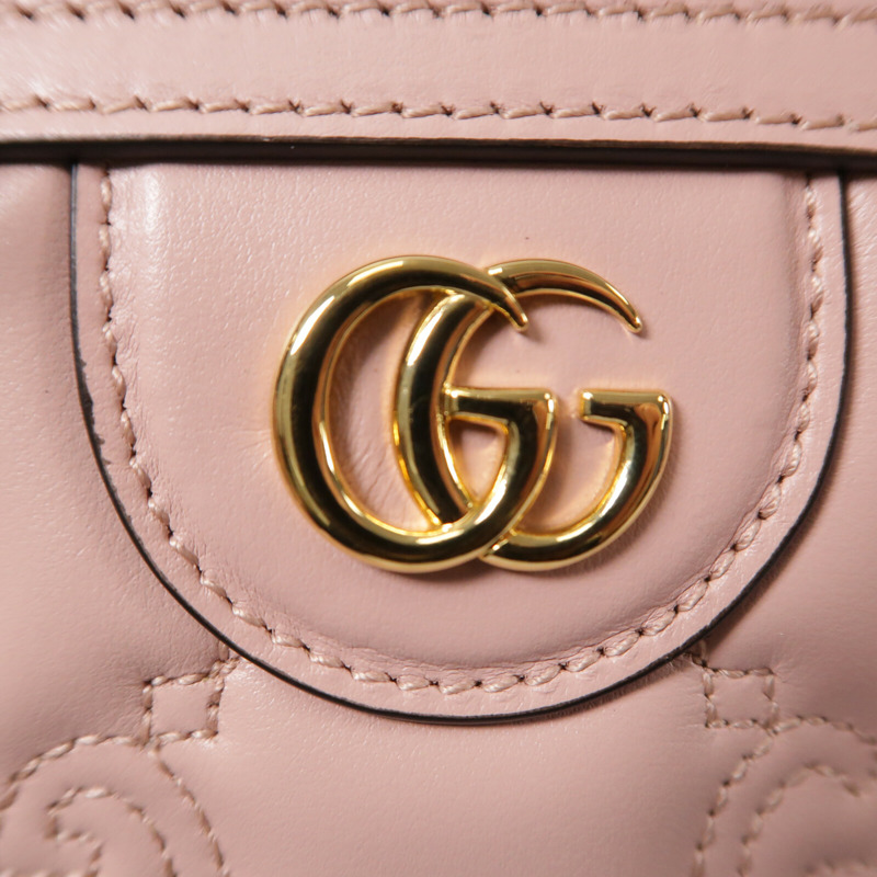 GUCCI 牛皮皮革GG Matelasse Mini Top Handle手挽肩背兩用袋-5