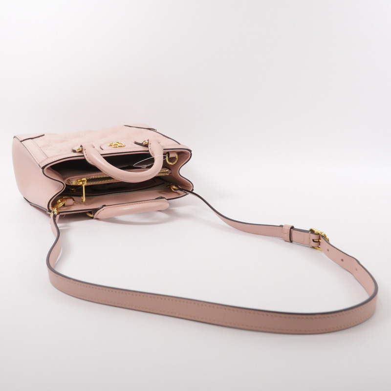 GUCCI 牛皮皮革GG Matelasse Mini Top Handle手挽肩背兩用袋-8