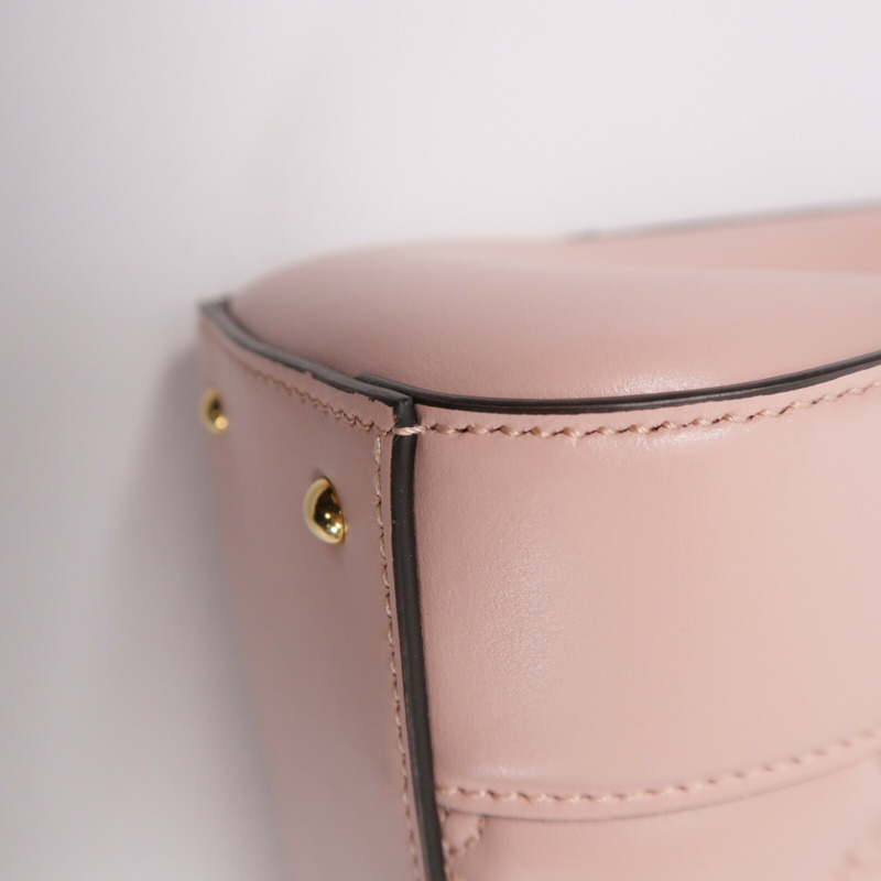 GUCCI 牛皮皮革GG Matelasse Mini Top Handle手挽肩背兩用袋-9