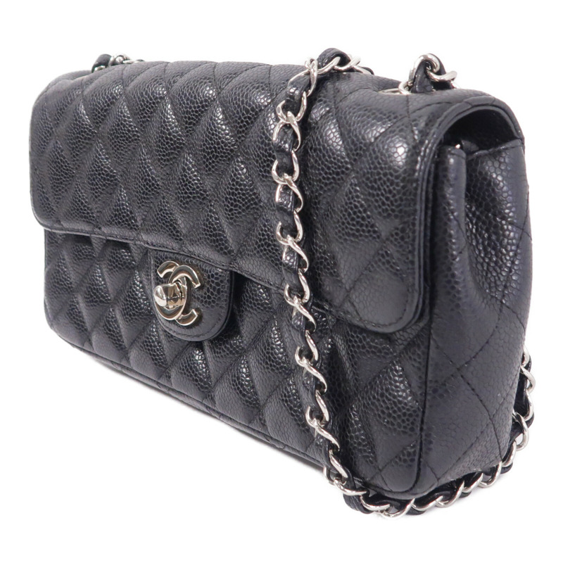 CHANEL 牛皮皮革Classic East West鏈帶肩背袋-2