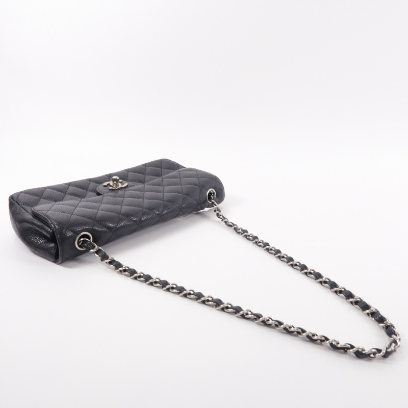 CHANEL 牛皮皮革Classic East West鏈帶肩背袋-8