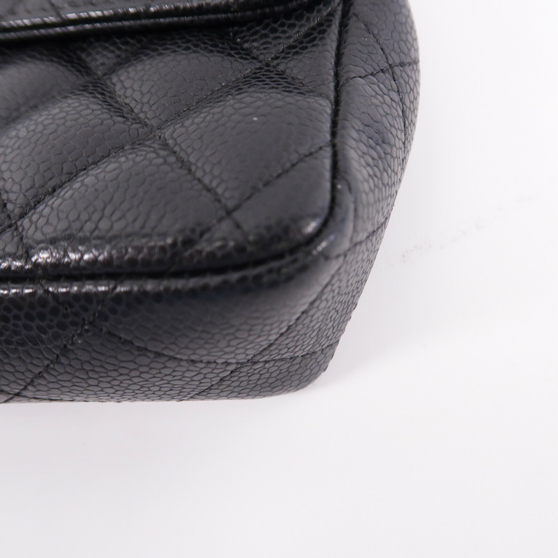 CHANEL 牛皮皮革Classic East West鏈帶肩背袋-10