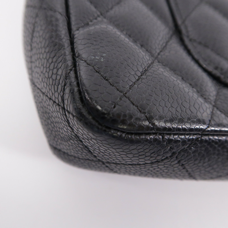 CHANEL 牛皮皮革Classic East West鏈帶肩背袋-11