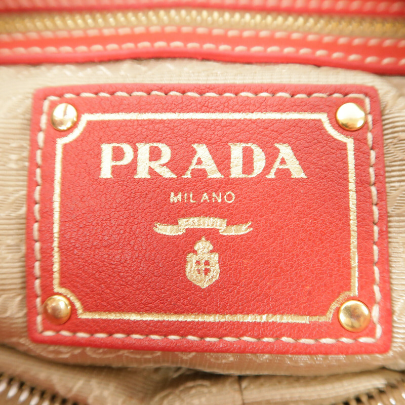 PRADA 牛皮皮革Tote Bag手挽袋-5