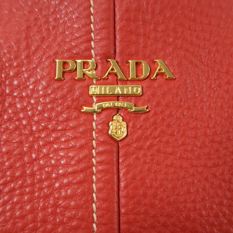 PRADA 牛皮皮革Tote Bag手挽袋-6