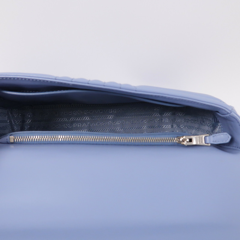 PRADA 牛皮皮革Chain Shoulder Bag鏈帶肩背袋-4