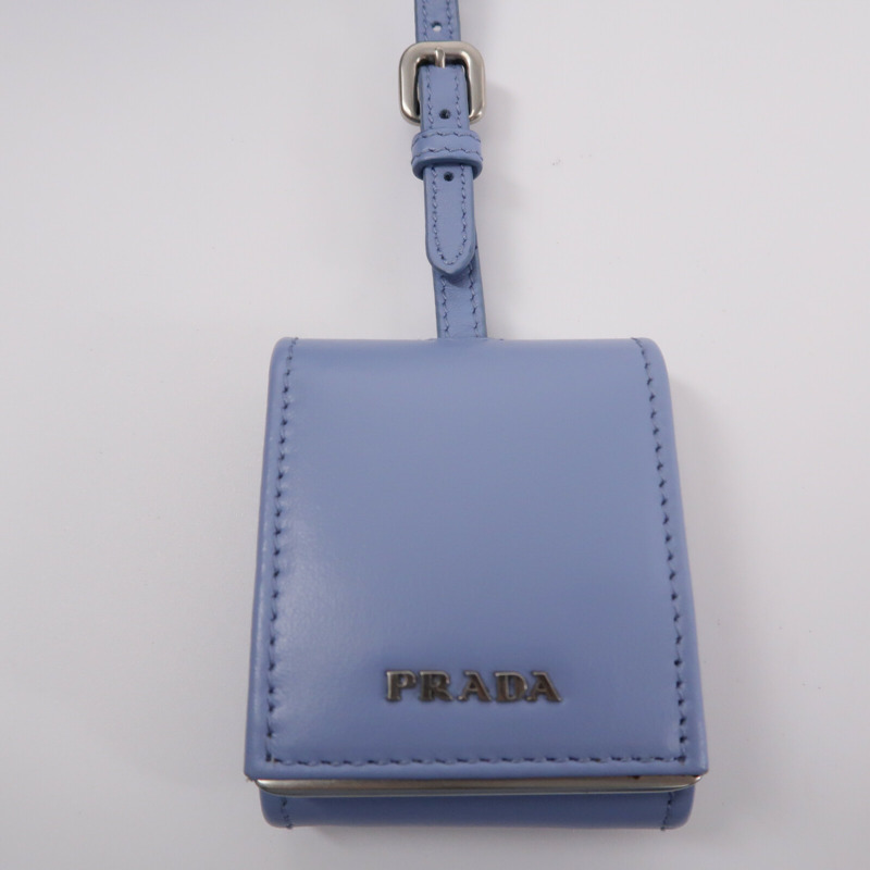 PRADA 牛皮皮革Chain Shoulder Bag鏈帶肩背袋-7