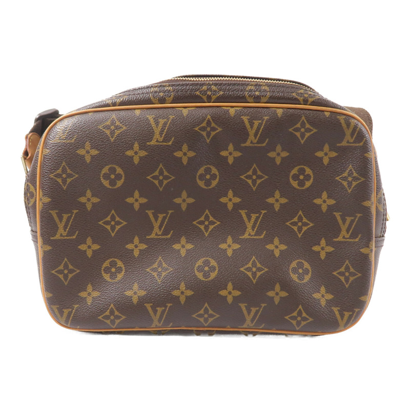 LOUIS VUITTON Monogram Reporter PM肩背袋-1
