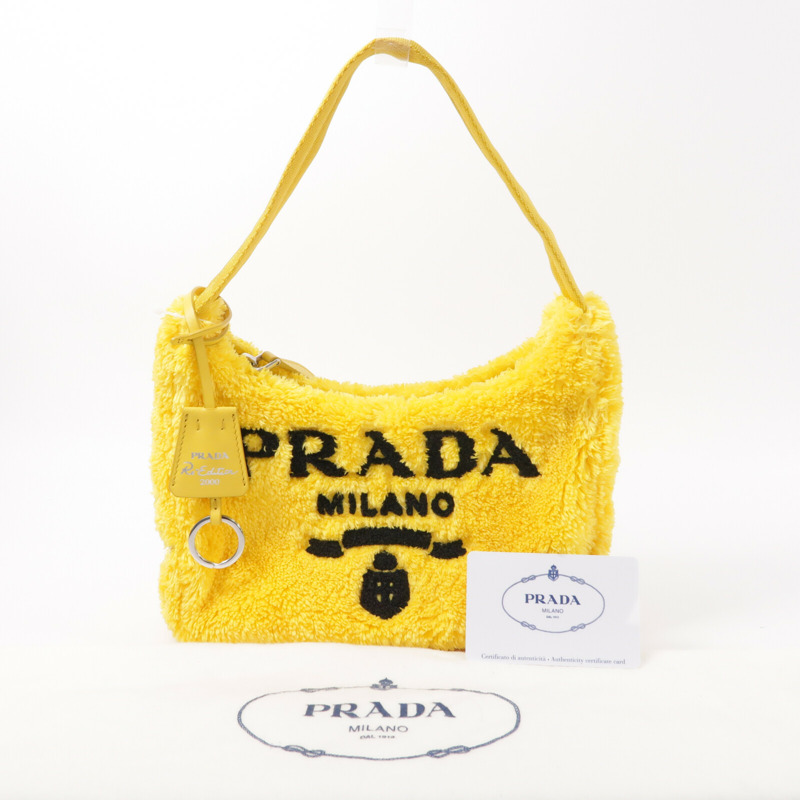 PRADA Terry Cloth Terry Mini (Re-Edition 2000) 肩背袋-12