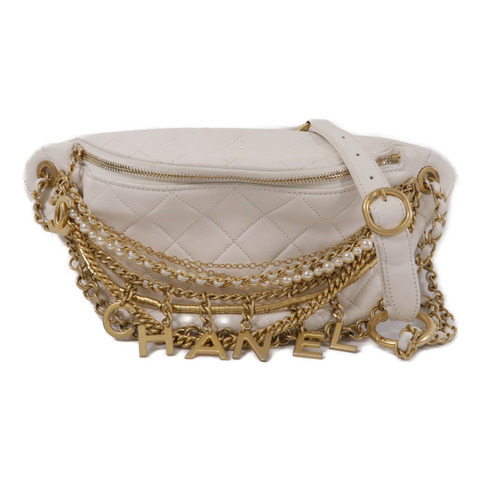 CHANEL 牛皮皮革All About Chains Waist Bag腰包