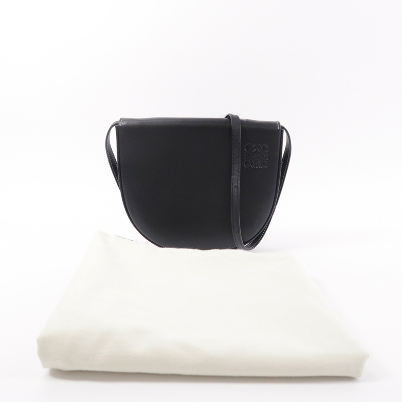 LOEWE 牛皮皮革Heel Bag肩背袋-9
