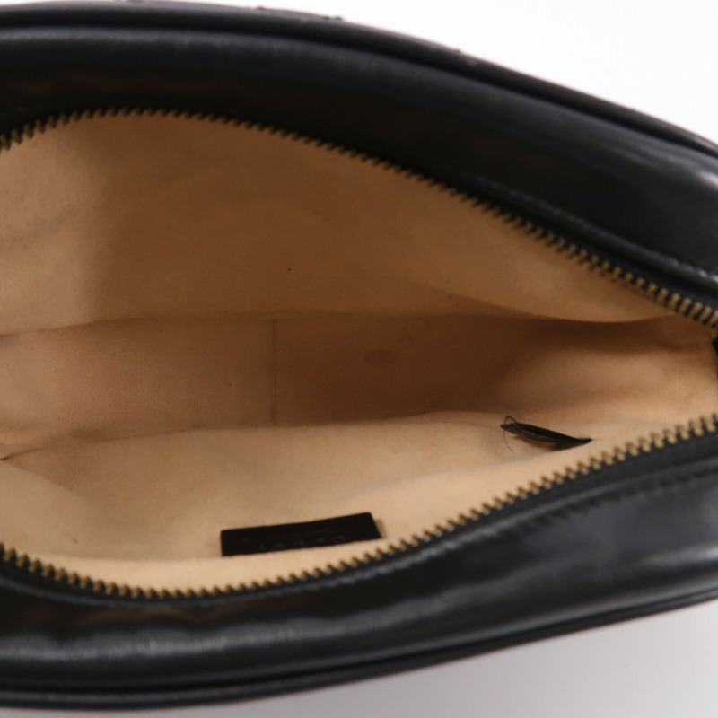 GUCCI 牛皮皮革GG Marmont Bag鏈帶肩背袋-4