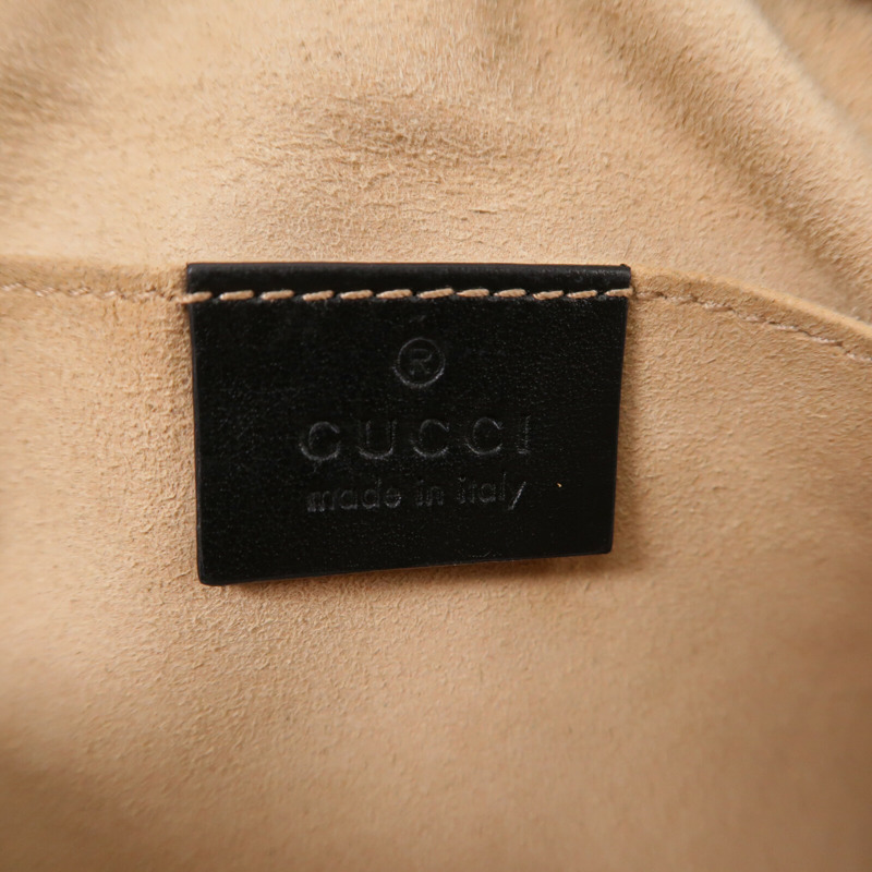 GUCCI 牛皮皮革GG Marmont Bag鏈帶肩背袋-6