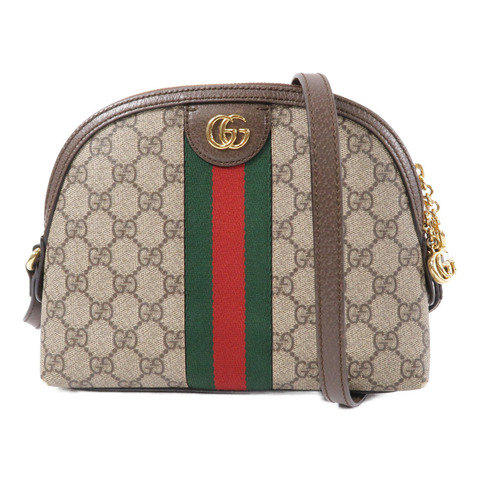 GUCCI 塗層帆布Ophidia GG肩背袋