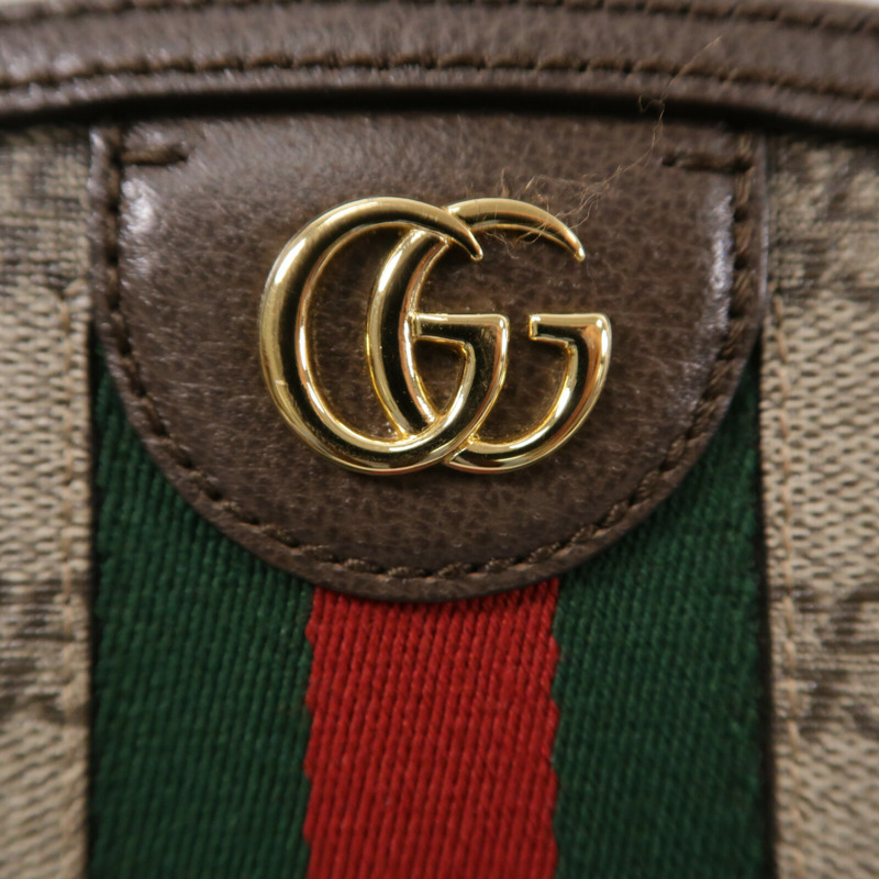 GUCCI 塗層帆布Ophidia GG肩背袋-5