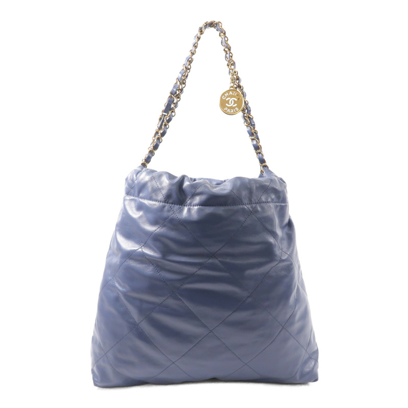 CHANEL 牛皮皮革Chanel 22 Small鏈帶肩背袋-1
