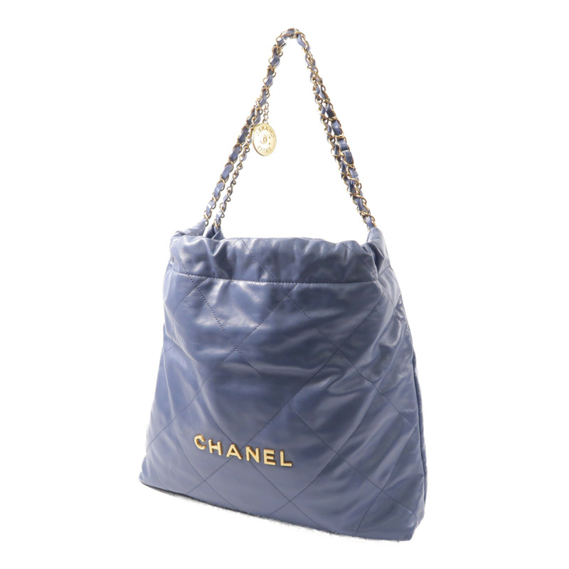 CHANEL 牛皮皮革Chanel 22 Small鏈帶肩背袋-2