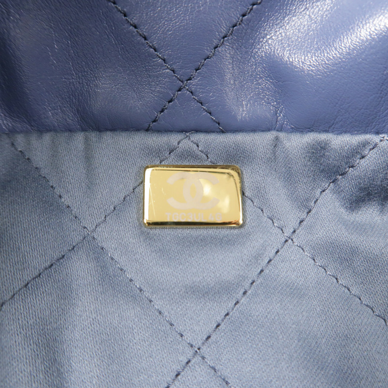 CHANEL 牛皮皮革Chanel 22 Small鏈帶肩背袋-7