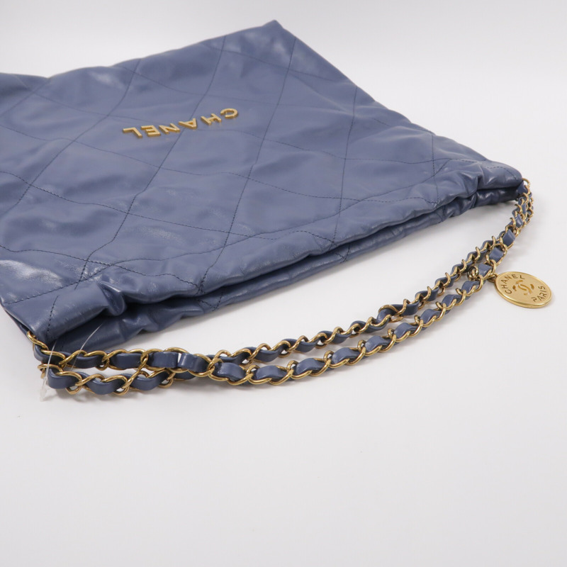 CHANEL 牛皮皮革Chanel 22 Small鏈帶肩背袋-10