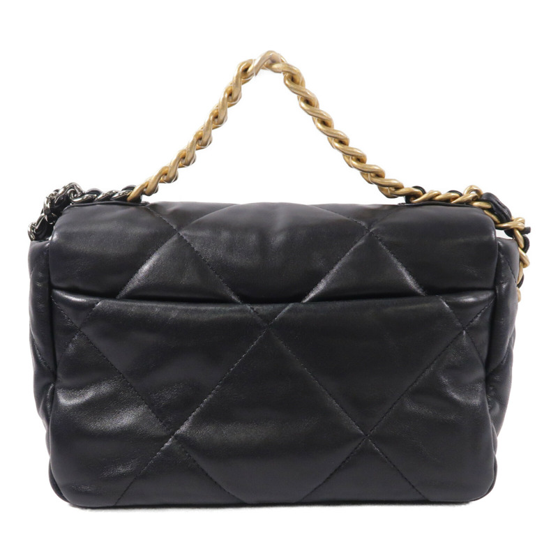 CHANEL 羊皮皮革C19 Small鏈帶肩背袋-1