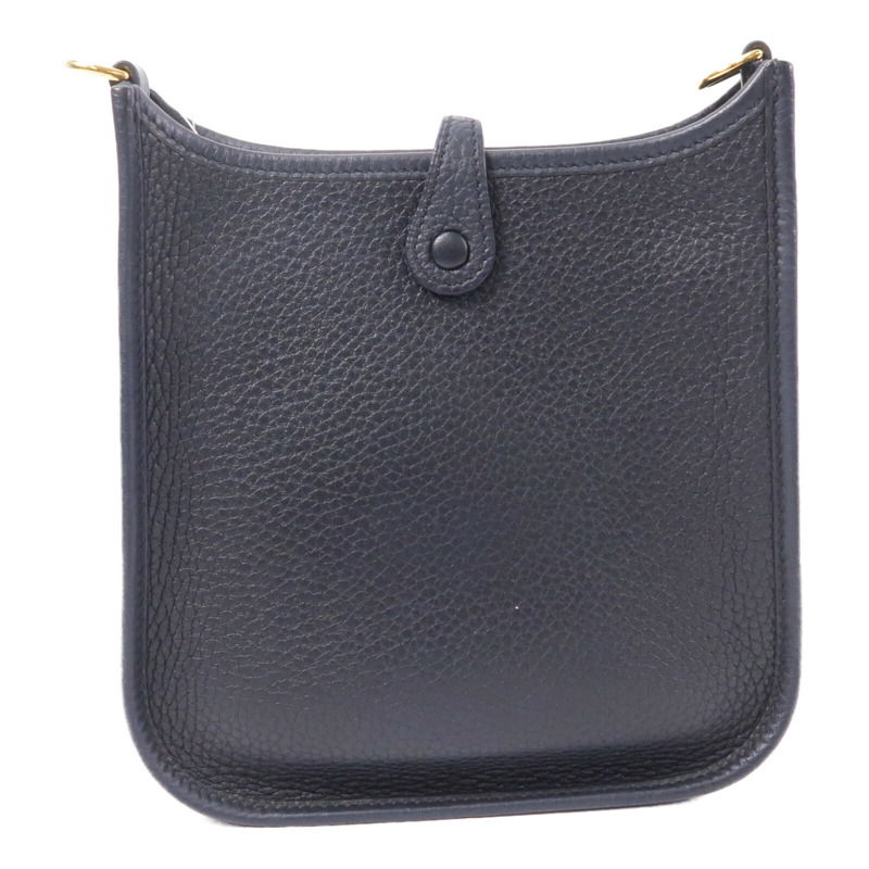HERMES Clemence皮革Evelyne TPM肩背袋Noir-1