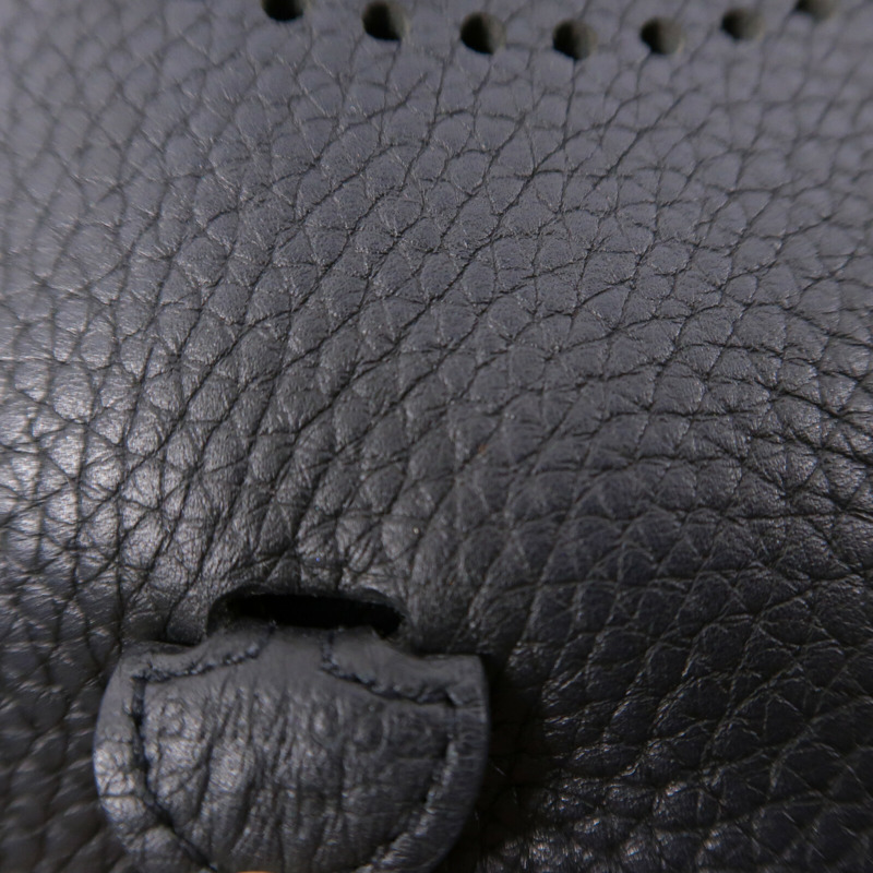 HERMES Clemence皮革Evelyne TPM肩背袋Noir-7