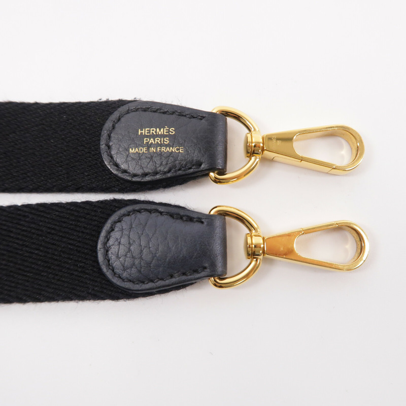 HERMES Clemence皮革Evelyne TPM肩背袋Noir-8