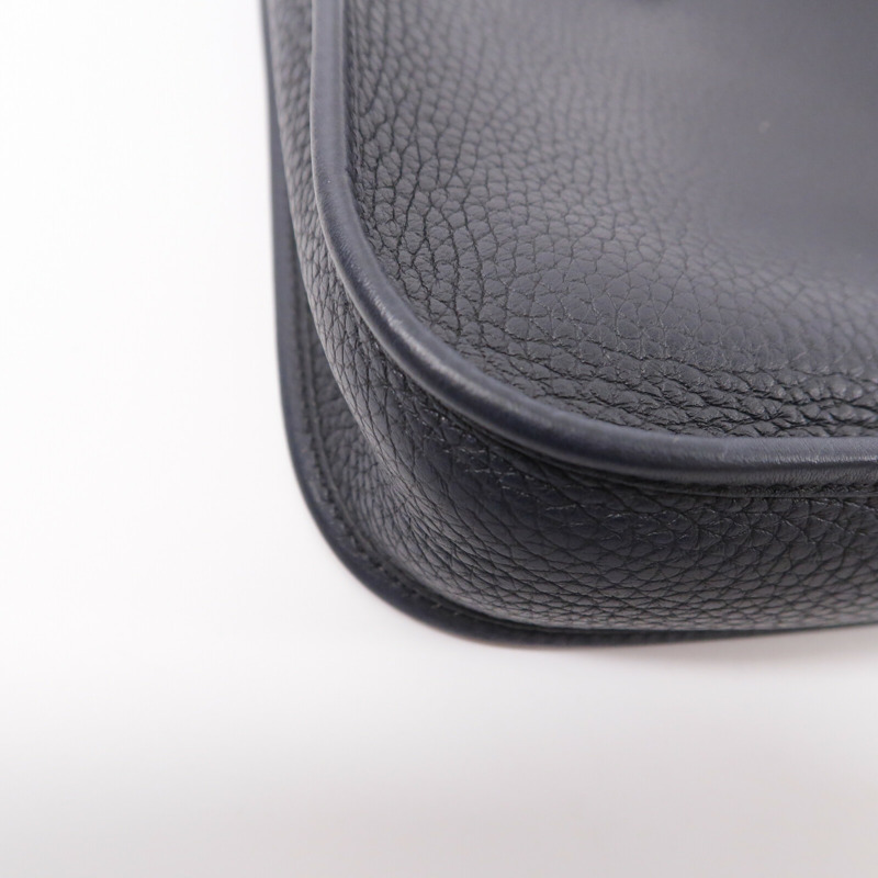 HERMES Clemence皮革Evelyne TPM肩背袋Noir-13