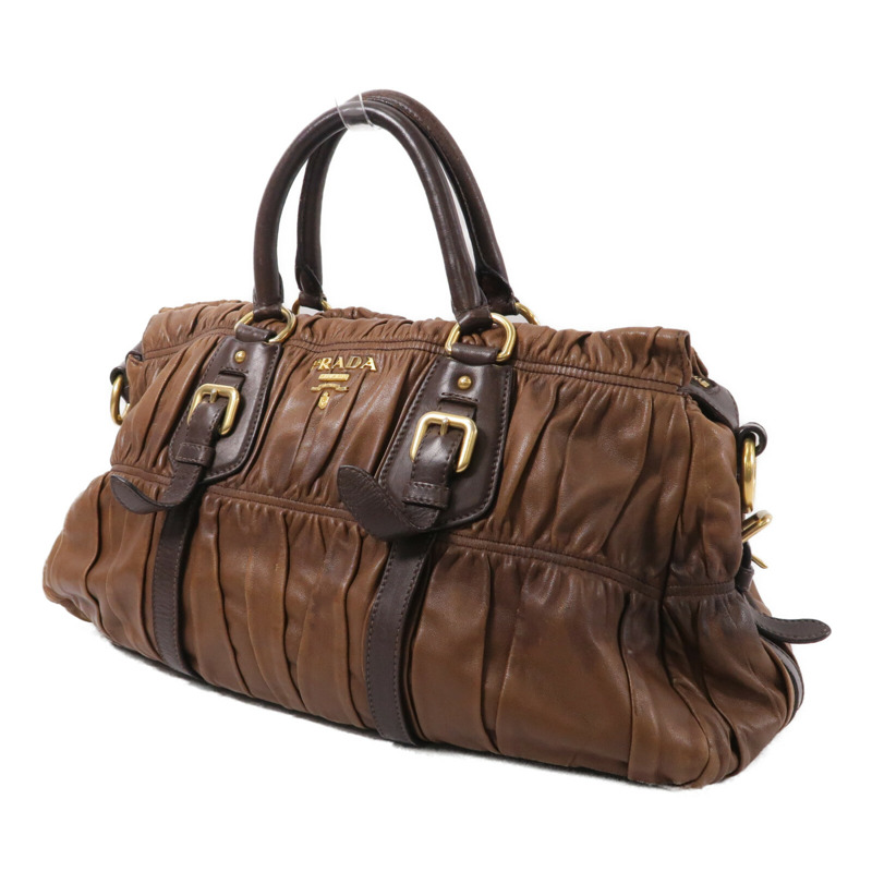 PRADA 牛皮皮革Tote Bag手挽袋-2