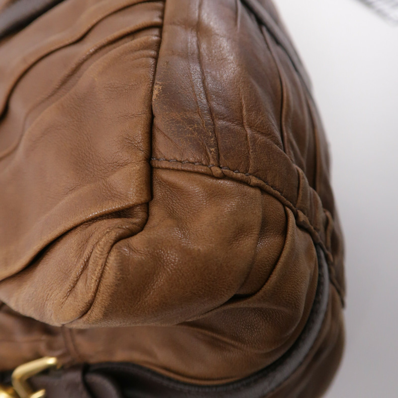 PRADA 牛皮皮革Tote Bag手挽袋-10