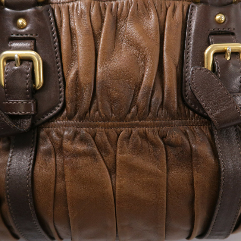 PRADA 牛皮皮革Tote Bag手挽袋-15