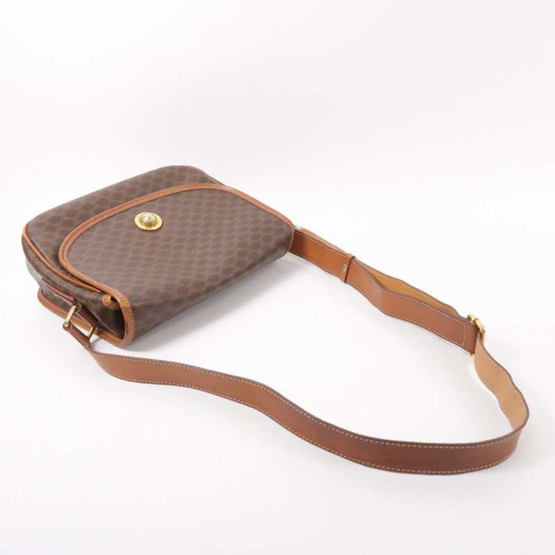 CELINE 塗層帆布Vintage Macadam Starball肩背袋-7