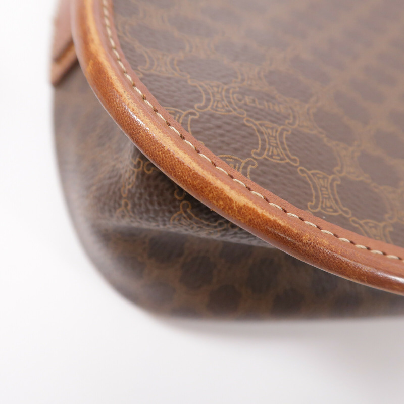 CELINE 塗層帆布Vintage Macadam Starball肩背袋-10