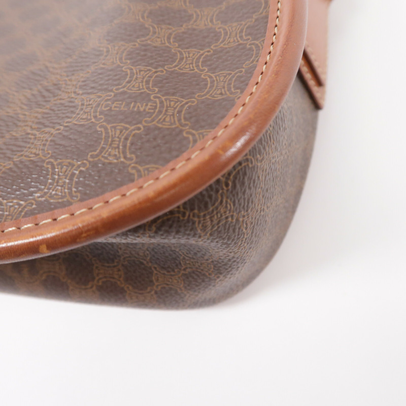 CELINE 塗層帆布Vintage Macadam Starball肩背袋-11