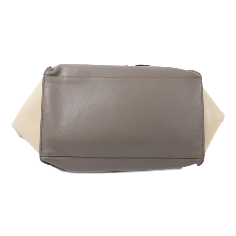 CELINE 牛皮皮革2 Way Shoulder手挽肩背兩用袋-3