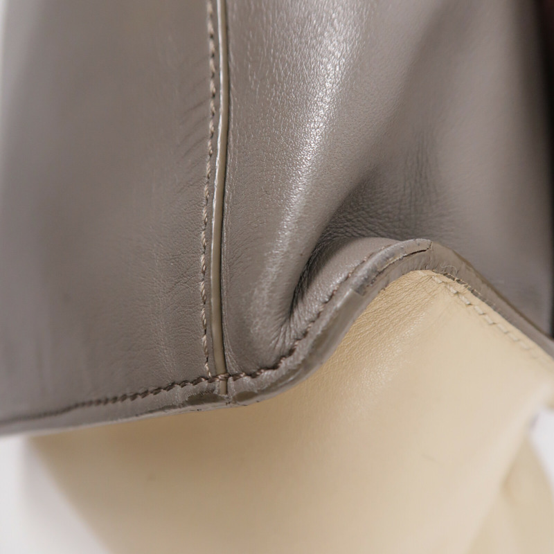 CELINE 牛皮皮革2 Way Shoulder手挽肩背兩用袋-11