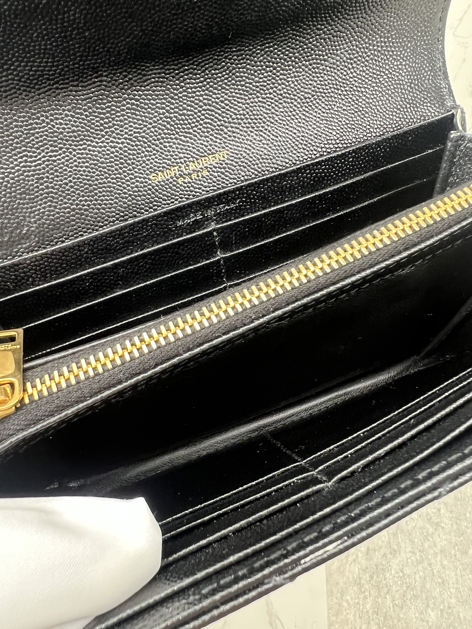 香緹國際精品 YSL 信封長夾 1020-6