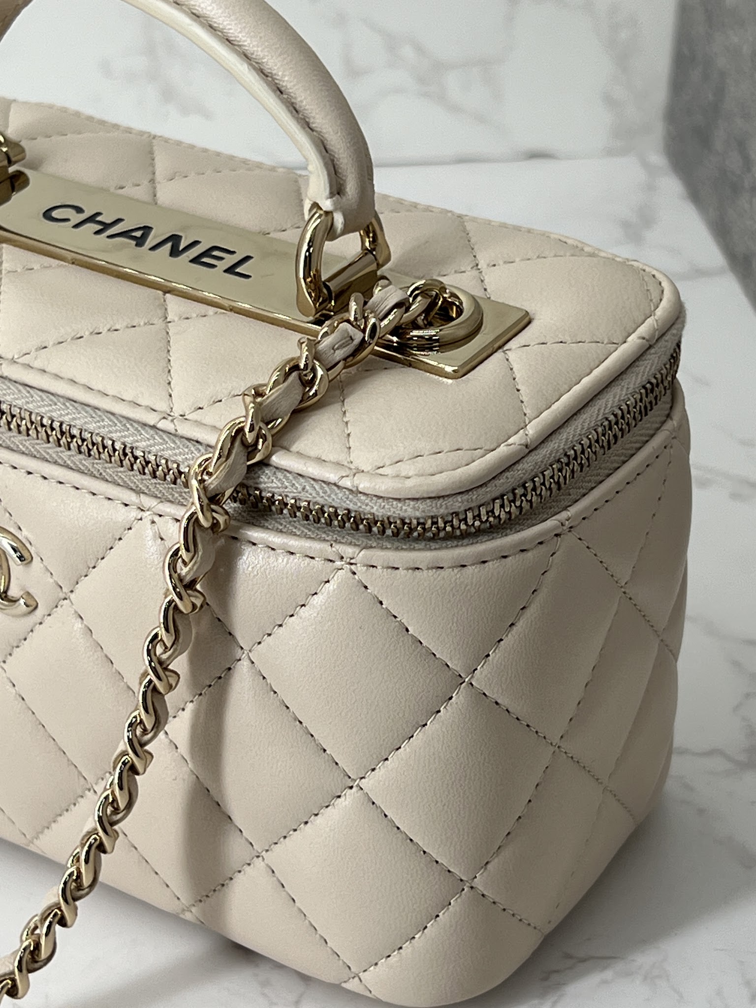 香緹國際精品 CHANEL TRENDY CC 鍊帶 化妝包 1022-1