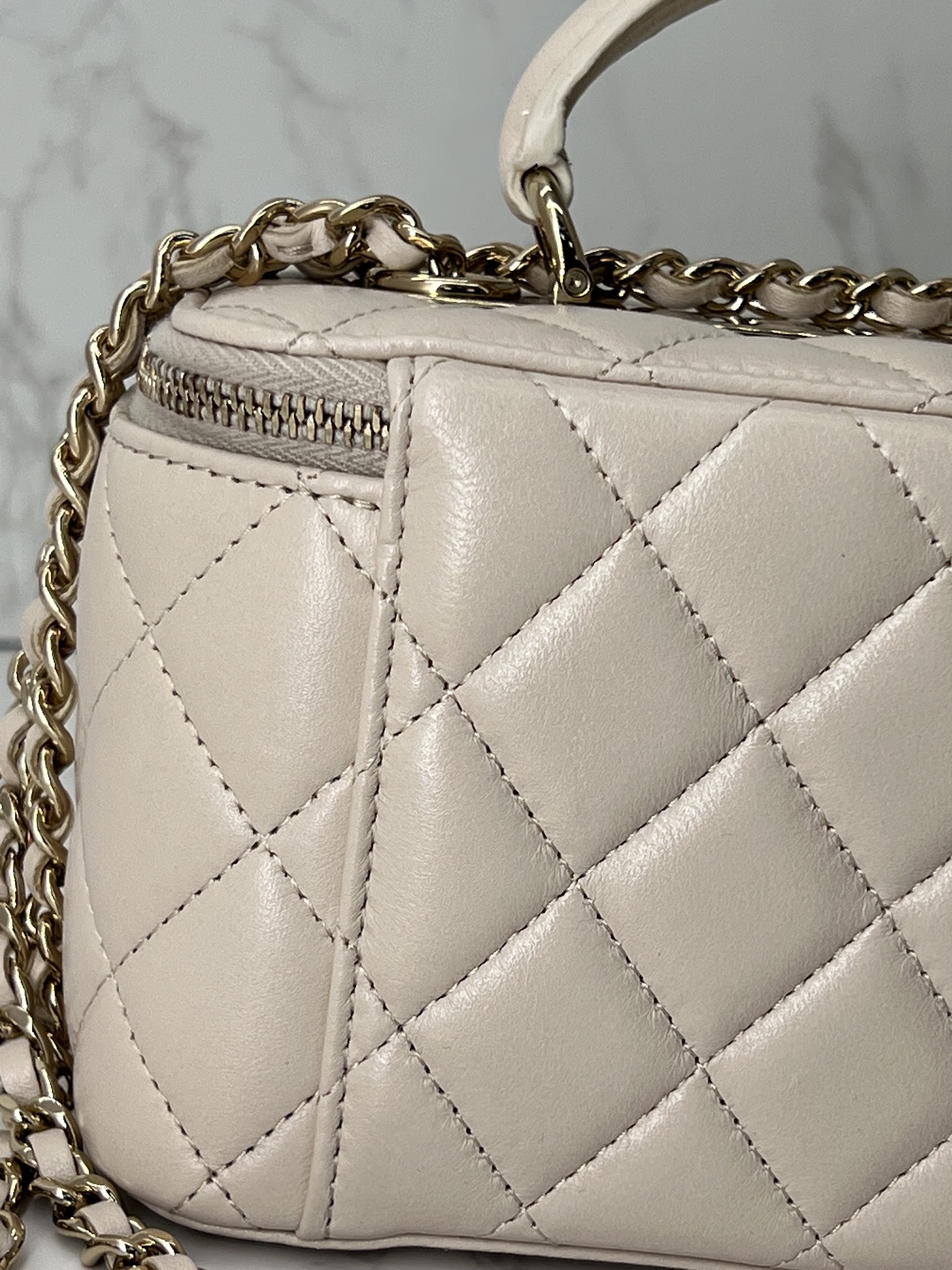 香緹國際精品 CHANEL TRENDY CC 鍊帶 化妝包 1022-8
