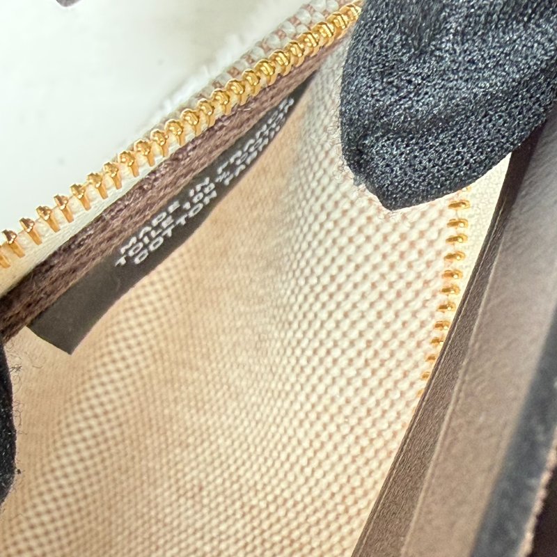 近新閒置未使用 HERMES 愛馬仕 Mini Herbag 20 帆布X牛皮 烏木色金釦 斜背包 W刻 大全配 台灣購證-18