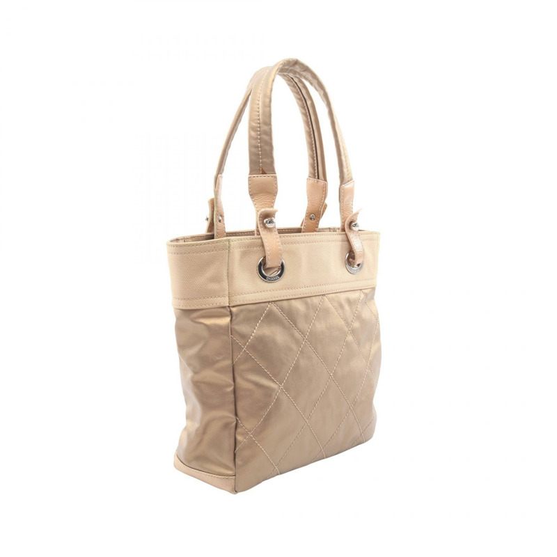 香奈兒 (CHANEL) Paris Biarritz PM 手提單肩包 A34208 帆布皮革金色五金配件 二手-1