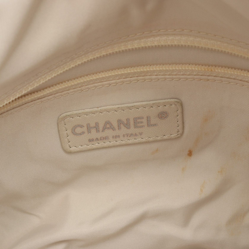 香奈兒 (CHANEL) Paris Biarritz PM 手提單肩包 A34208 帆布皮革金色五金配件 二手-3