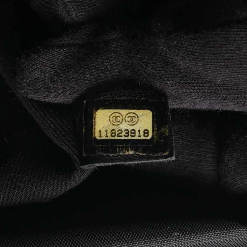 香奈兒巴黎紐約系列托特單肩包 A33100 尼龍皮革 黑色 二手 CC-4