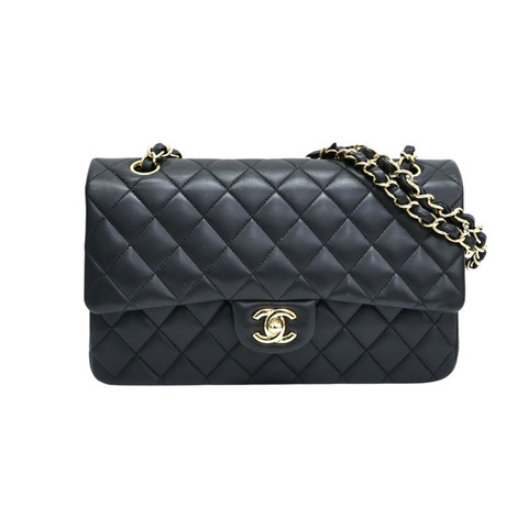 黑色羊皮 Coco 25 鍊帶 肩背包【CHANEL 香奈兒】 A01112