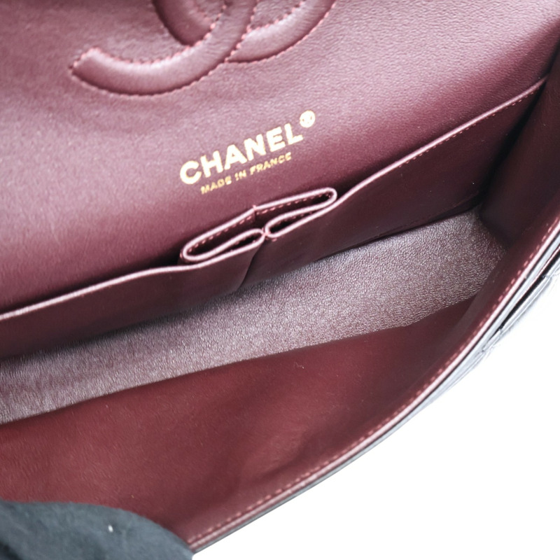 黑色羊皮 Coco 25 鍊帶 肩背包【CHANEL 香奈兒】 A01112-2