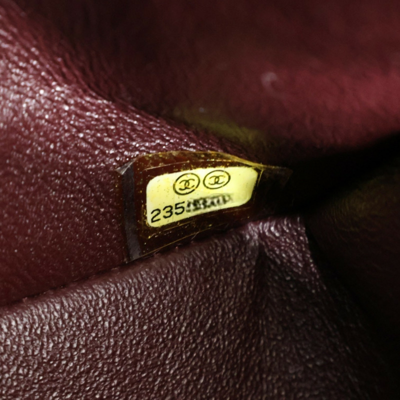 黑色羊皮 Coco 25 鍊帶 肩背包【CHANEL 香奈兒】 A01112-7